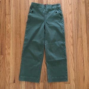 Spanx Cropped Twill Wide-Leg Pants